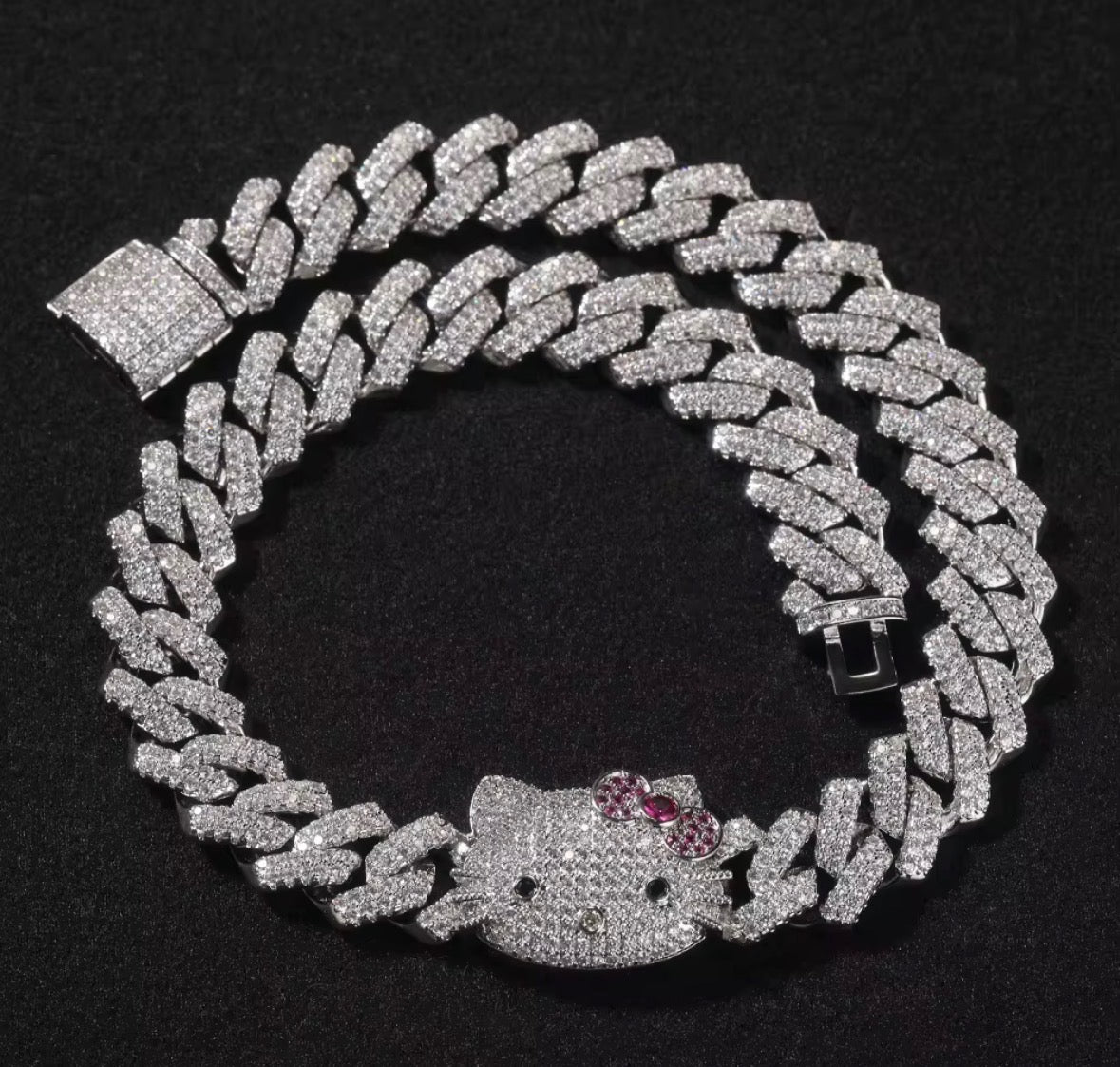 Hello Kitty Cuban Link Bracelet